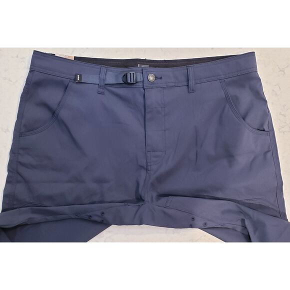 Prana Men's 38x28 Stretch Zion Pant Relaxed Fit Straight Leg in Stormy Night~NWT - Picture 6 of 16